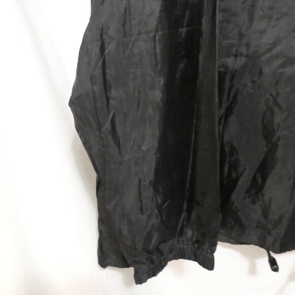 REEBOK | xl - extra large | Black Zip-Up Nylon Windbreaker | Removeable Hood - Picture 13 of 16